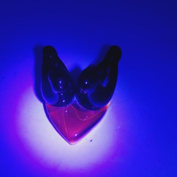 Vintage Double Cardinal of Love Art Glass Bird W Ward Signed 1993 Paperweight - Picture 13 of 14